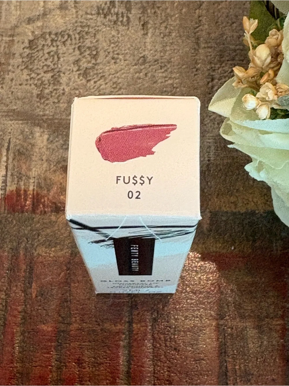 NEW Fenty Beauty GLOSS BOMB Universal LIP LUMINIZER Mini in FU$$SY Fussy!